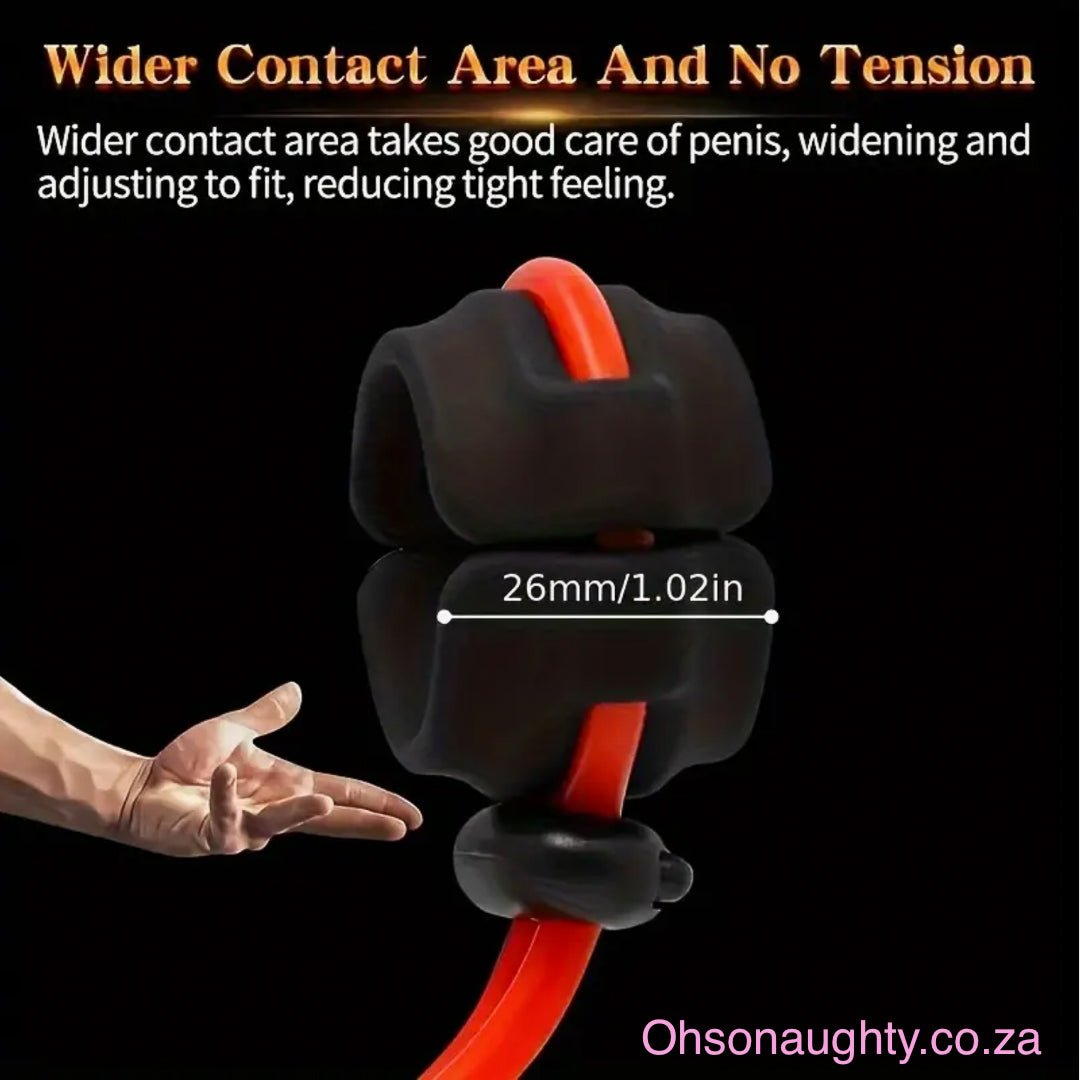 Adjustable Silicone Cock Ring Oh So Naughty