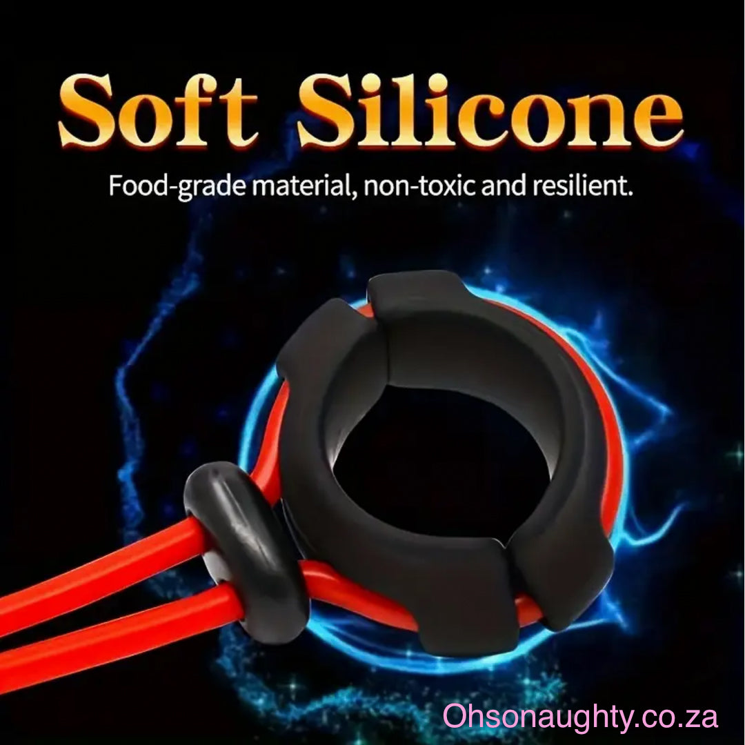 Adjustable Silicone Cock Ring Oh So Naughty