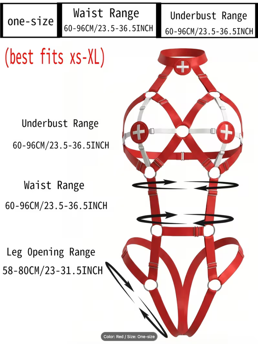 Sexy Adjustable Nurse Costume Oh So Naughty