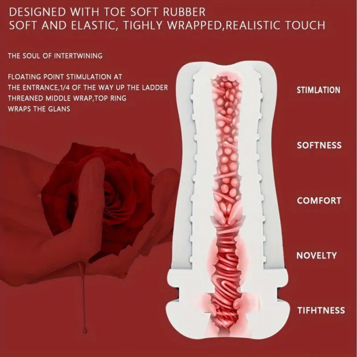Male masturbator vibrator aircraft cup Oh So Naughty