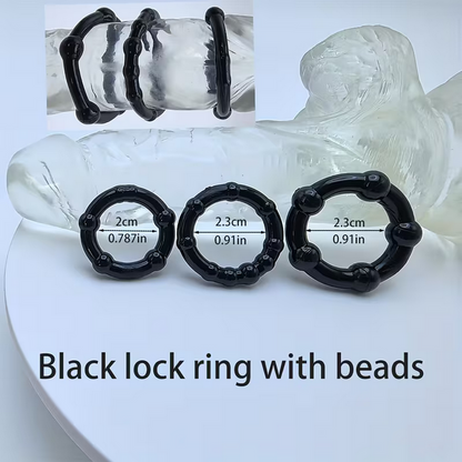 3pcs Male Penis Locking Rings Oh So Naughty