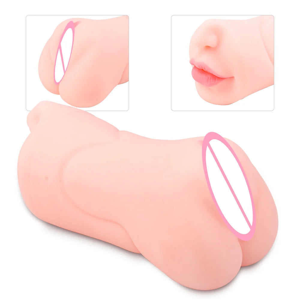 Celina 3-in-1 mature Male product – Realistic Mouth & Vagina Pocket product S-HANDE