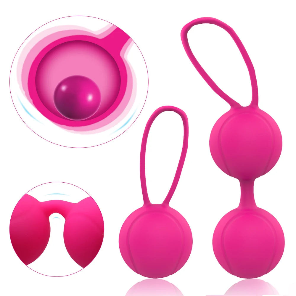 Composite Exercise Weights Kit – Rose Red Kegel Balls Training Set S-HANDE