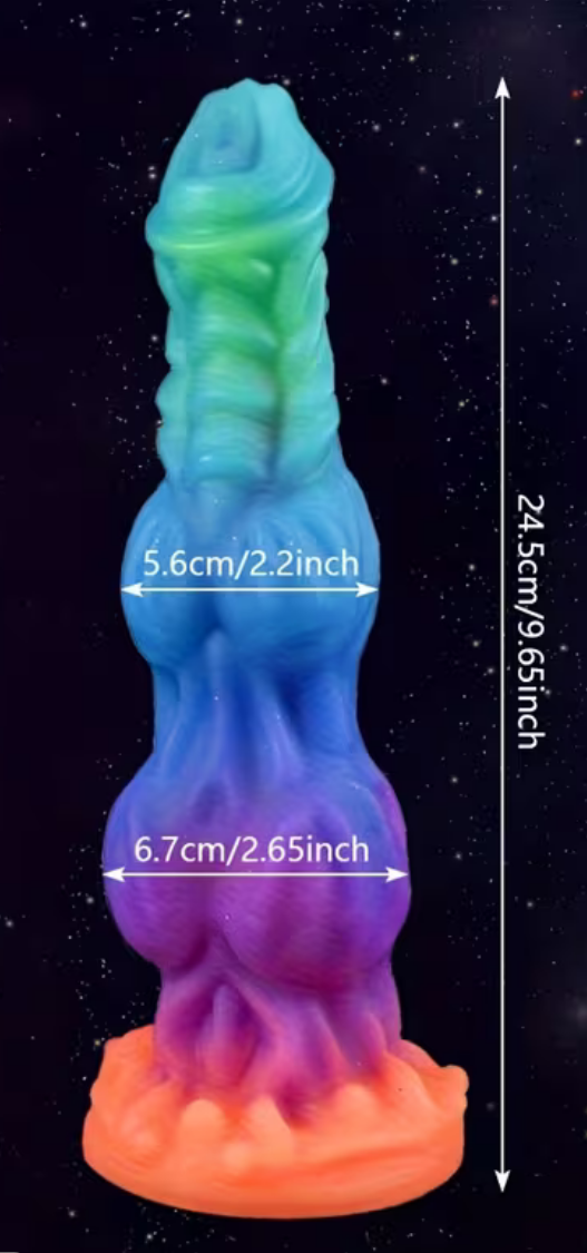 Luminous Fantasy Monster Dildo - 24.5cm Oh So Naughty
