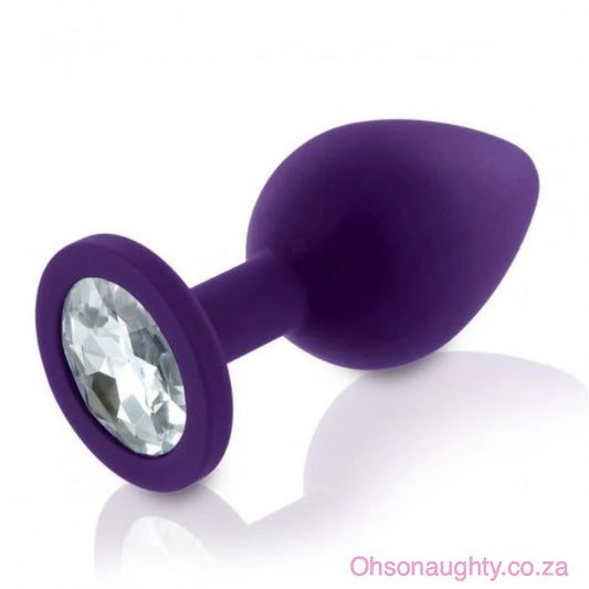 Silicone Butt Plug - Purple Oh So Naughty