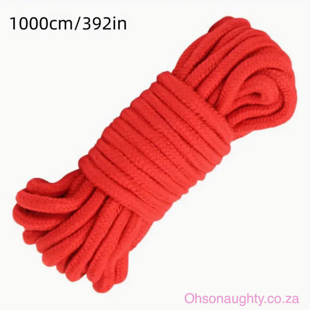 10m Soft Touch Bondage Rope - Fetish RED Yannova