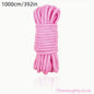 10m Soft Touch Bondage Rope - Fetish PINK Yannova