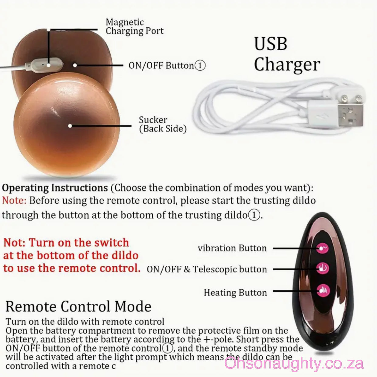 True Sensations 4 in 1 Realistic Vibrator Oh So Naughty
