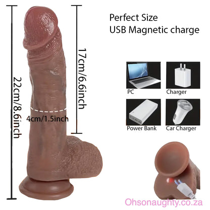 True Sensations 4 in 1 Realistic Vibrator Oh So Naughty