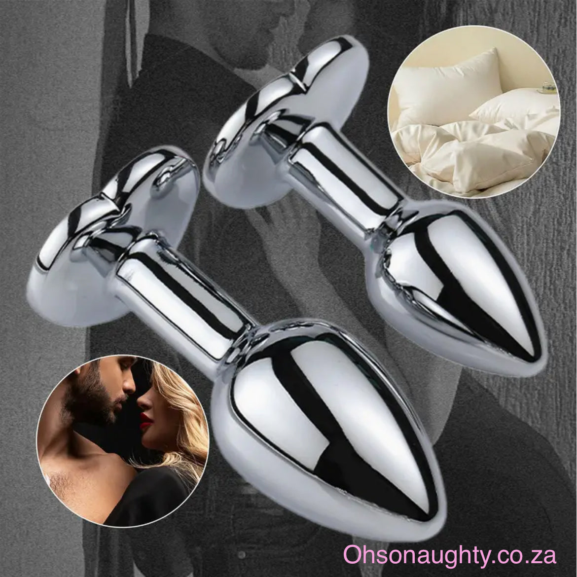 Heart Shaped Butt Plug -Stainless Steel Oh So Naughty