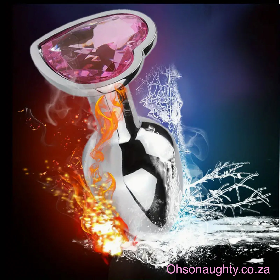 Heart Shaped Butt Plug -Stainless Steel Oh So Naughty