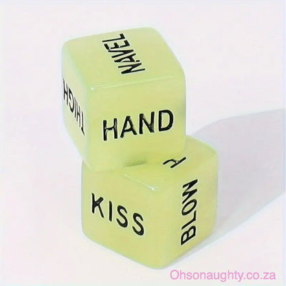Glowing Romance dice Oh So Naughty