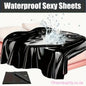 PVC Waterproof Bed sheet Black 210x200cm Oh So Naughty