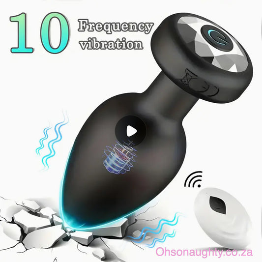 Wireless 360° Rotating & Vibrating Backdoor Plug Oh So Naughty