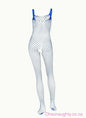 Sexy Mesh One-Piece Fishnet Lingerie Blue Oh So Naughty