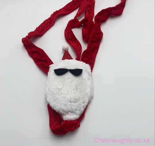 Festive Santa Claus Themed Men's Novelty Underwear Oh So Naughty