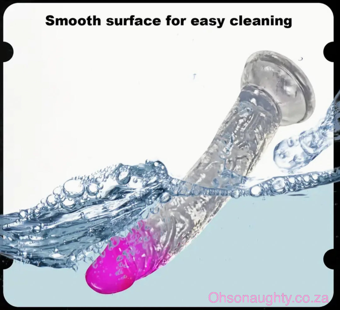 Purple Tip Dual-Tone Crystal Dildo Oh So Naughty