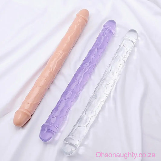30cm Crystal look Dual Head Dildo Oh So Naughty