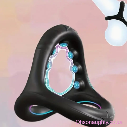 3 In 1 Ultra Soft Cock Ring Oh So Naughty