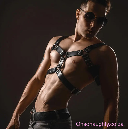 Mens Chest Harness Oh So Naughty