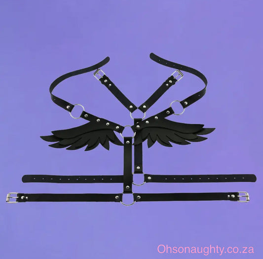 Sexy Punk Angel Wings Harness Belt Oh So Naughty