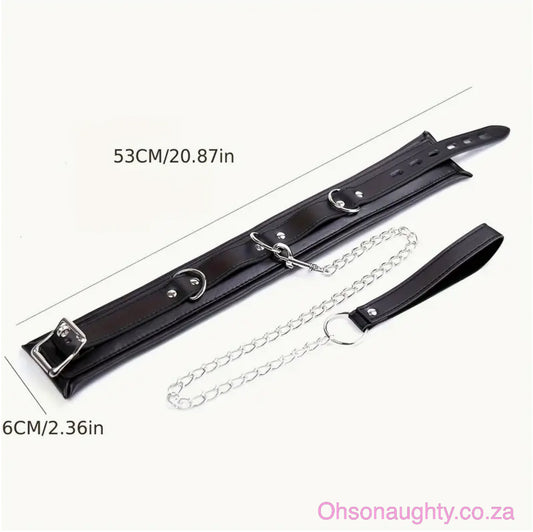Sensual Erotic Collar - Adjustable Oh So Naughty