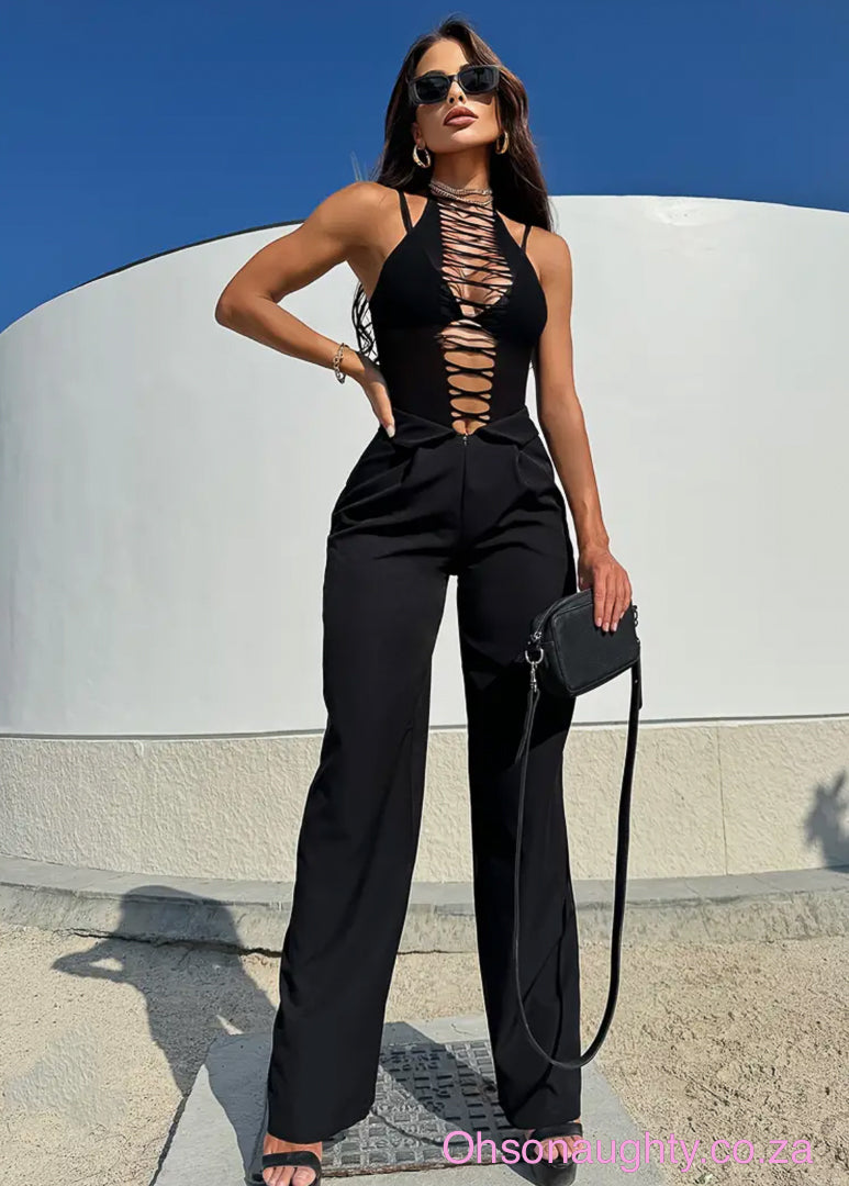 Sensual Hollow Design Bodysuit - Bodystockings for Women Oh So Naughty