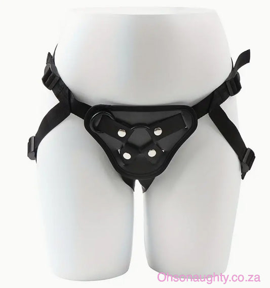 Dildo Strap On Belt/Harness Black Oh So Naughty