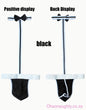 Jockstrap Lingerie with Hollow G-string Design Black and White Oh So Naughty