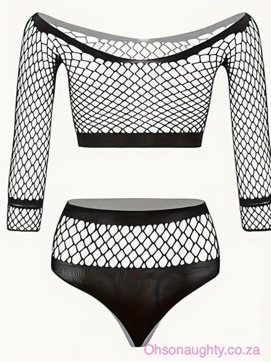 Lace Mesh Temptation Tight Sexy Mesh Suit Oh So Naughty