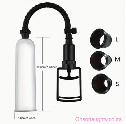Male Penis Exerciser Vacuum Air Pump Oh So Naughty
