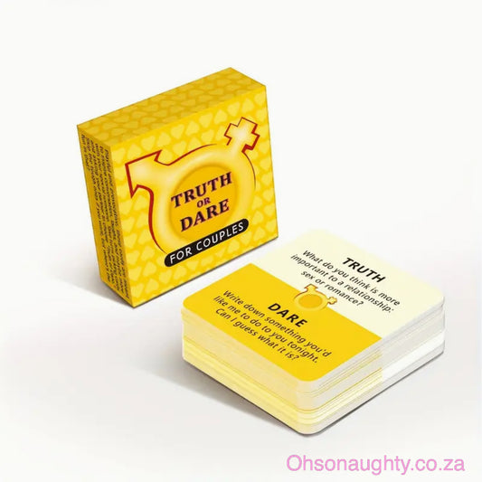 Mini Sized Truth or Dare Card Game -Adults Oh So Naughty