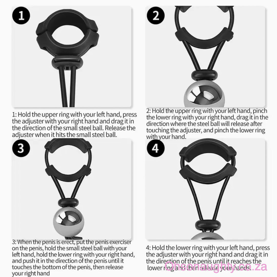 Silicone Penis Weightlifting muscle training tool Oh So Naughty
