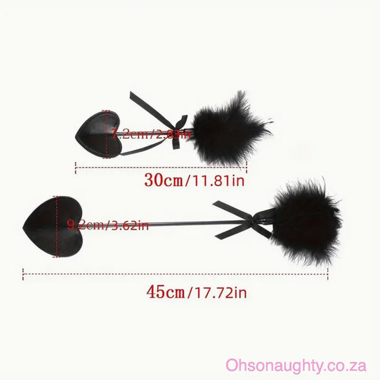 Creative Heart Shaped PU Leather Whip Oh So Naughty