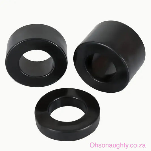 Set of 3 Sizes of Thick Male Cock Rings Oh So Naughty