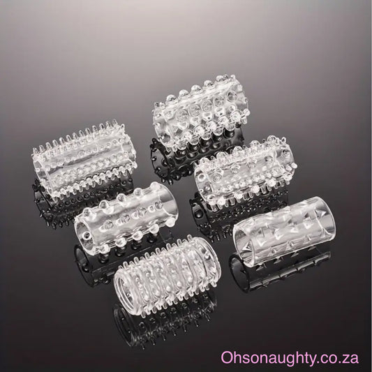 6pcs Reusable Cock Ring Oh So Naughty