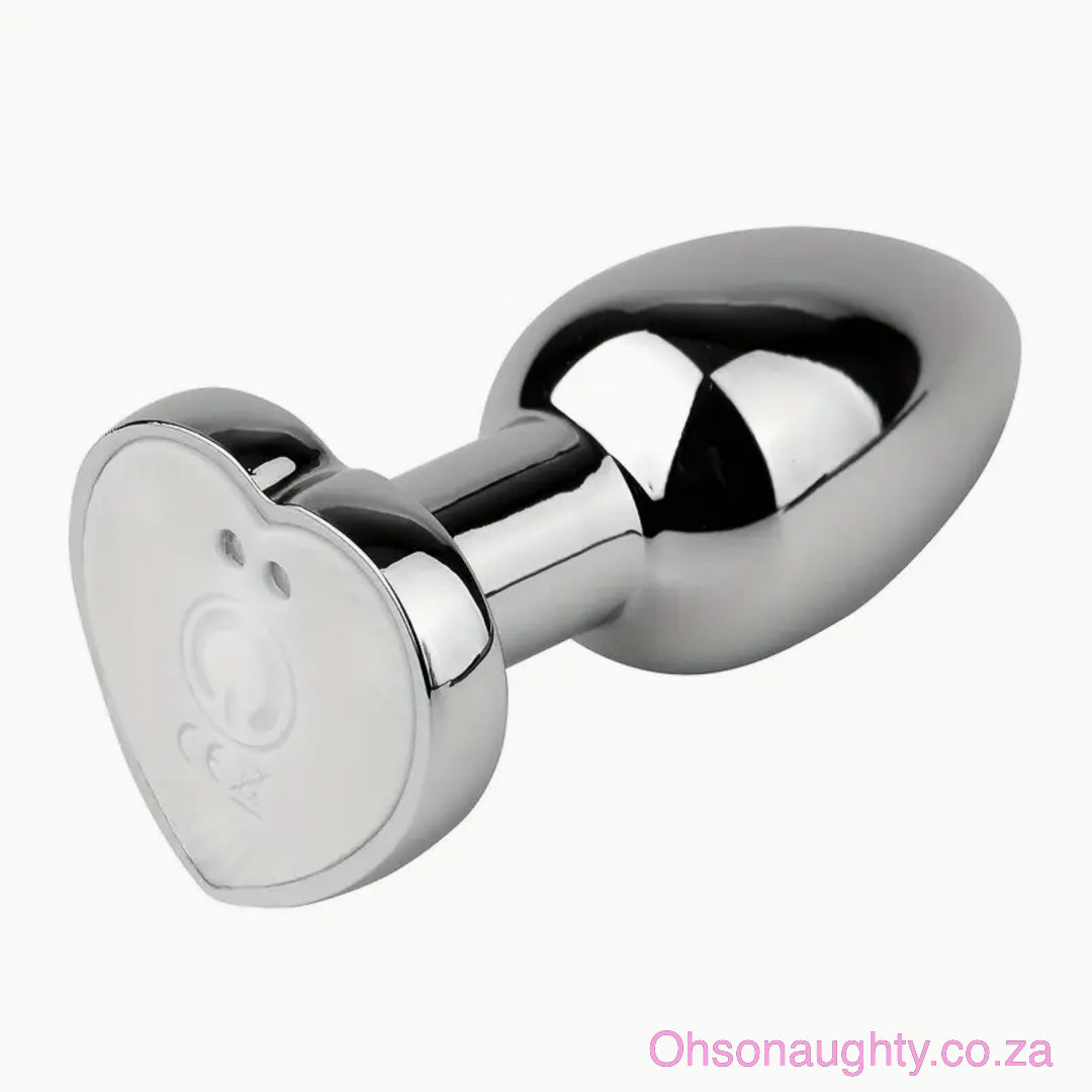 Heart-shaped Vibrating Luminous Anal Plug Butt Plug Oh So Naughty