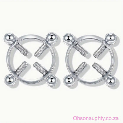 Set Of 2 Adjustable Pressure Nipple Clamps Oh So Naughty