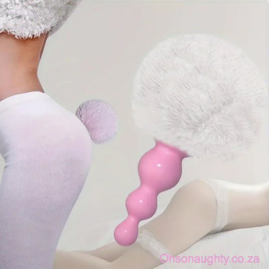 Rabbit Tail Fur Ball Oh So Naughty