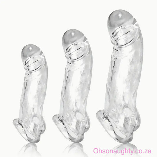 Reusable 3 Size Penis Sleeve Oh So Naughty