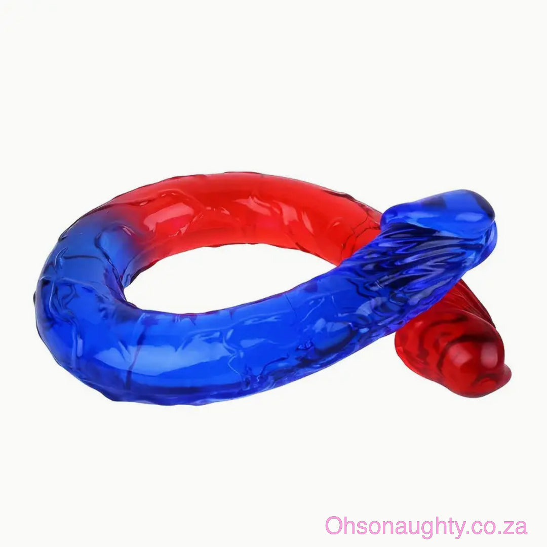 Double Ecstasy Silicone Dildo 44cm Oh So Naughty