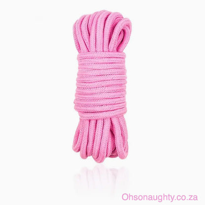 5m Soft Touch Bondage Rope - Fetish PINK Yannova