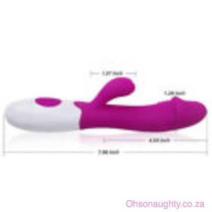 30 speed G Spot Dildo Rabbit Vibrator, Used For Women's Dual Vibration Oh So Naughty