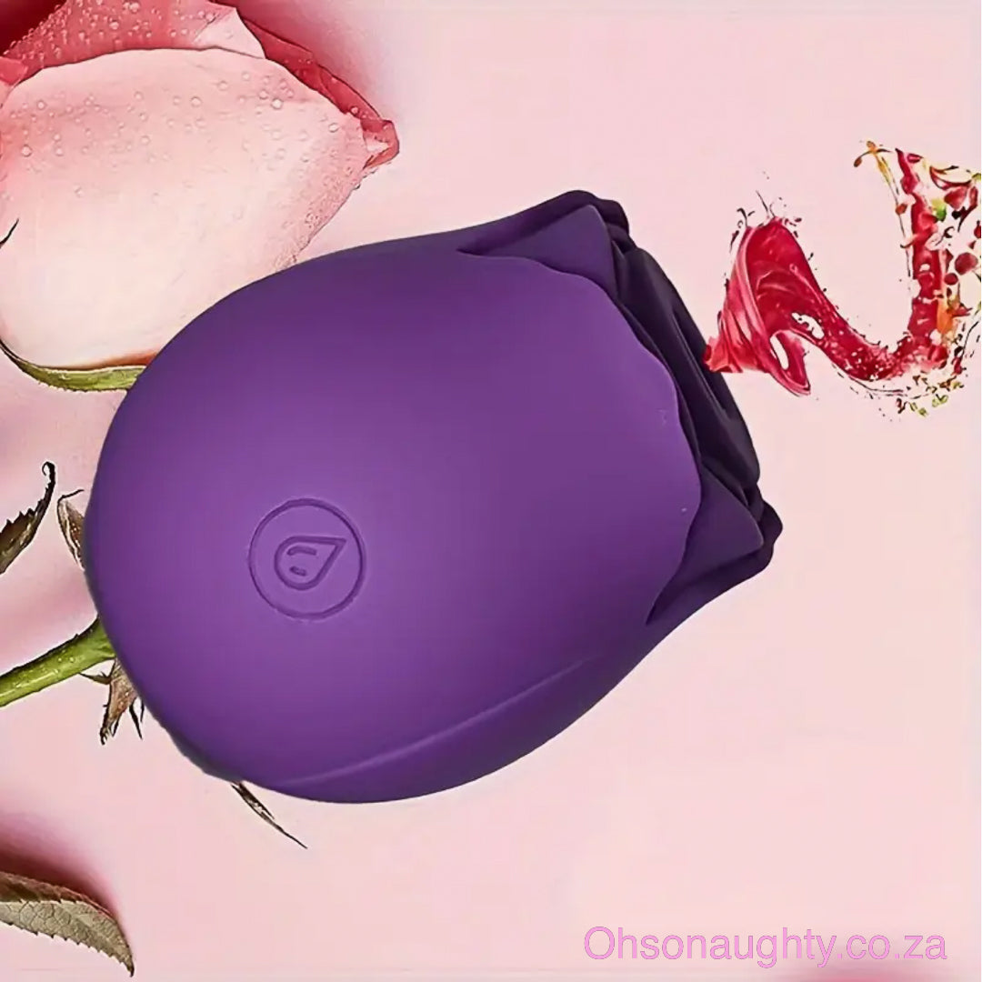 Rose Vibrator Purple Oh So Naughty
