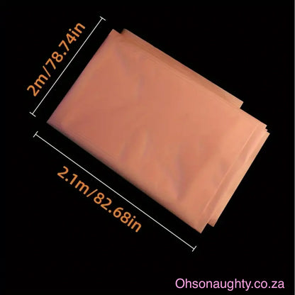 PVC Waterproof Bed sheet Pink 210x200cm Oh So Naughty
