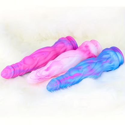 Pink and white Monster Dildo Oh So Naughty