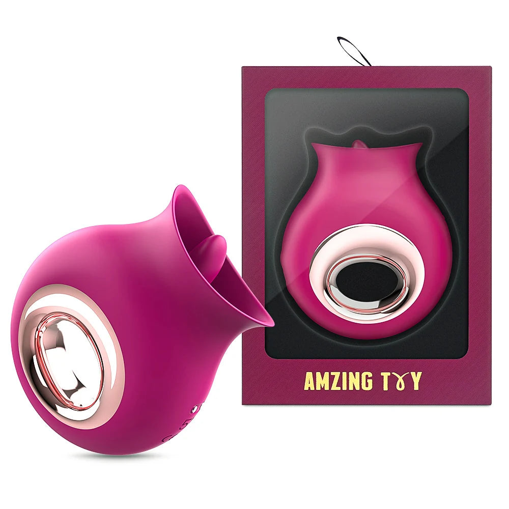 Rechargeable Silicone Multi-Function Massager – Targeted Rotating & Licking Design S-HANDE