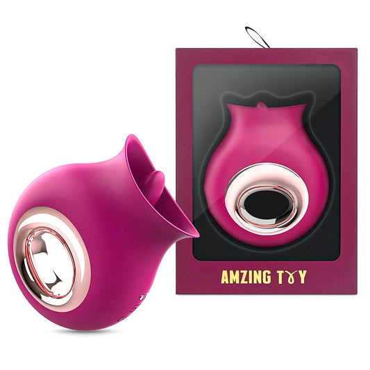 Rechargeable Silicone Multi-Function Massager – Targeted Rotating & Licking Design S-HANDE
