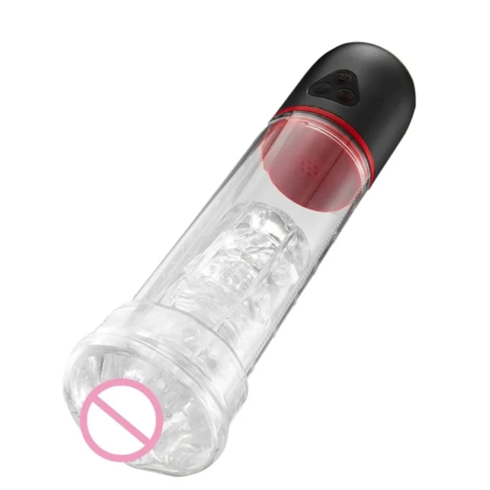 Rechargeable Wellness Cylinder for men – 9 Suction Modes (IPX7 S-HANDE
