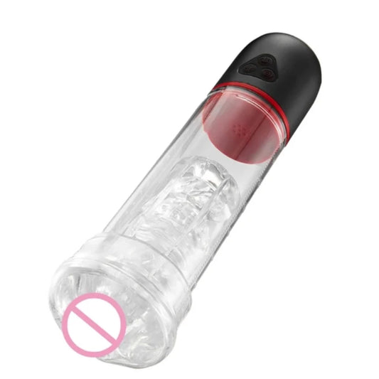 Rechargeable Wellness Cylinder for men – 9 Suction Modes (IPX7 S-HANDE